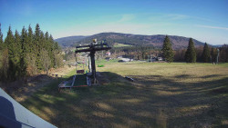 Horní část sjezdovky Skiareálu Ramzová