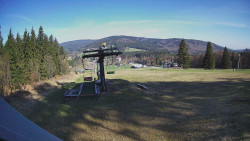 Horní část sjezdovky Skiareálu Ramzová