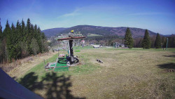 Horní část sjezdovky Skiareálu Ramzová