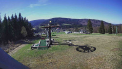 Horní část sjezdovky Skiareálu Ramzová