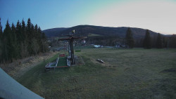 Horní část sjezdovky Skiareálu Ramzová