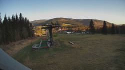 Horní část sjezdovky Skiareálu Ramzová