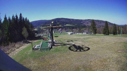 Horní část sjezdovky Skiareálu Ramzová