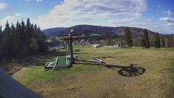 Horní část sjezdovky Skiareálu Ramzová