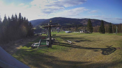 Horní část sjezdovky Skiareálu Ramzová