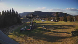 Horní část sjezdovky Skiareálu Ramzová