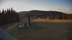 Horní část sjezdovky Skiareálu Ramzová