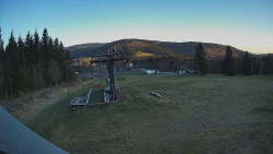 Horní část sjezdovky Skiareálu Ramzová