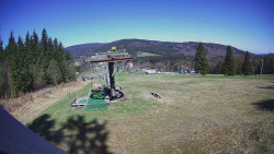 Horní část sjezdovky Skiareálu Ramzová