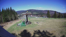 Horní část sjezdovky Skiareálu Ramzová