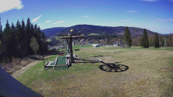 Horní část sjezdovky Skiareálu Ramzová