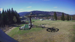 Horní část sjezdovky Skiareálu Ramzová