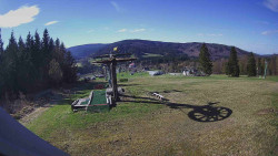 Horní část sjezdovky Skiareálu Ramzová