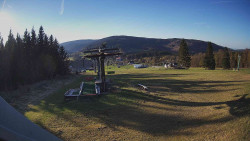 Horní část sjezdovky Skiareálu Ramzová