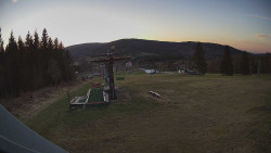 Horní část sjezdovky Skiareálu Ramzová