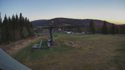 Horní část sjezdovky Skiareálu Ramzová