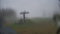 Horní část sjezdovky Skiareálu Ramzová