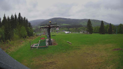 Horní část sjezdovky Skiareálu Ramzová