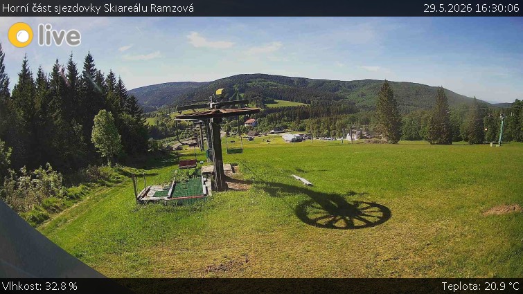 Horské atrakce Ramzová - Horní část sjezdovky Skiareálu Ramzová - 29.5.2026 v 16:30