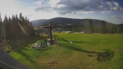 Horní část sjezdovky Skiareálu Ramzová