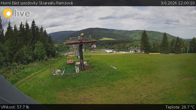 Horské atrakce Ramzová - Horní část sjezdovky Skiareálu Ramzová - 9.6.2026 v 12:00