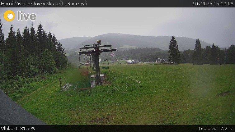Horské atrakce Ramzová - Horní část sjezdovky Skiareálu Ramzová - 9.6.2026 v 16:00