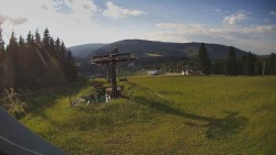 Horní část sjezdovky Skiareálu Ramzová