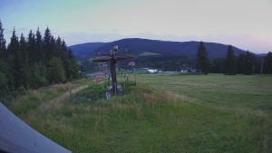 Bergattraktionen Ramzová - Oberer Teil der Skipiste im Skigebiet Ramzová - 31.7.2026 v 05:30 Bergattraktionen Ramzová - Oberer Teil der Skipiste im Skigebiet Ramzová - 31.7.2026 v 05:30