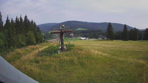 Mountain attractions Ramzová - Upper part of the ski slope at the Ramzová Ski Resort - 1.8.2026 v 06:30 Mountain attractions Ramzová - Upper part of the ski slope at the Ramzová Ski Resort - 1.8.2026 v 06:30