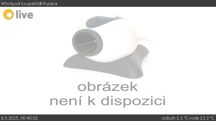 Koupaliště Rusava - Whirlpool koupaliště Rusava - 9.5.2025 v 06:45 Koupaliště Rusava - Whirlpool koupaliště Rusava - 9.5.2025 v 06:45
