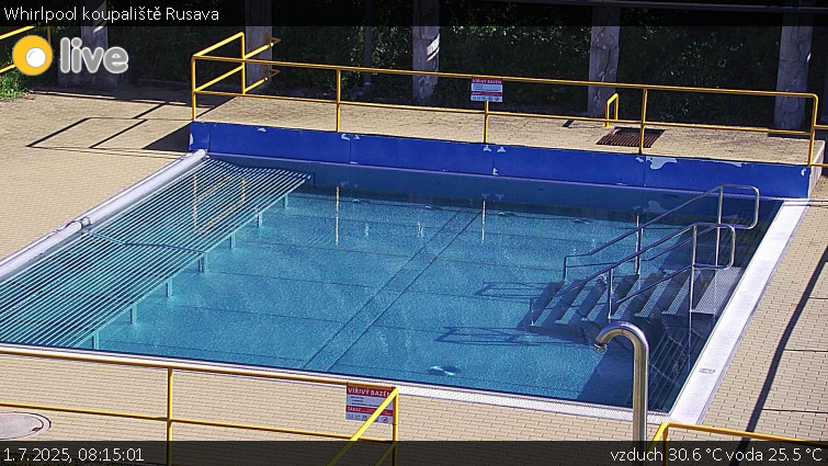 Koupaliště Rusava - Whirlpool koupaliště Rusava - 1.7.2025 v 08:15 Koupaliště Rusava - Whirlpool koupaliště Rusava - 1.7.2025 v 08:15