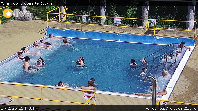 Koupaliště Rusava - Whirlpool koupaliště Rusava - 1.7.2025 v 11:10