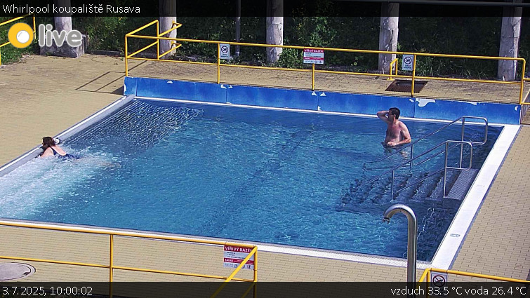 Koupaliště Rusava - Whirlpool koupaliště Rusava - 3.7.2025 v 10:00