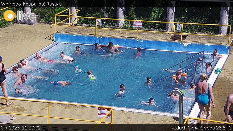 Koupaliště Rusava - Whirlpool koupaliště Rusava - 3.7.2025 v 11:20