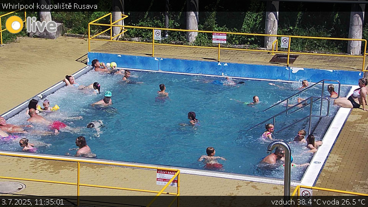 Koupaliště Rusava - Whirlpool koupaliště Rusava - 3.7.2025 v 11:35