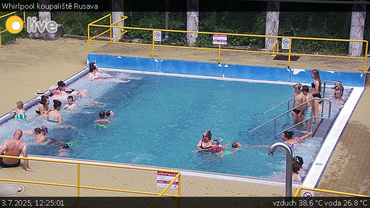 Koupaliště Rusava - Whirlpool koupaliště Rusava - 3.7.2025 v 12:25