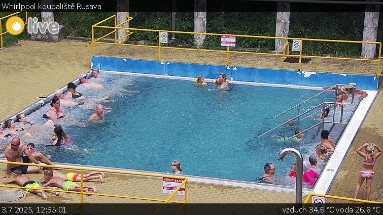 Koupaliště Rusava - Whirlpool koupaliště Rusava - 3.7.2025 v 12:35