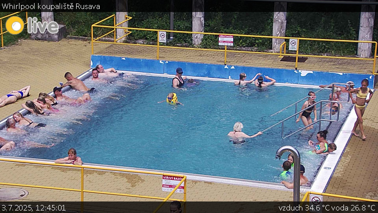 Koupaliště Rusava - Whirlpool koupaliště Rusava - 3.7.2025 v 12:45