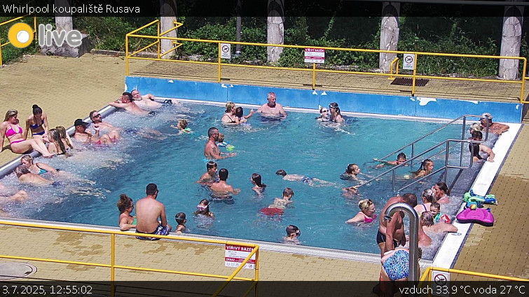 Koupaliště Rusava - Whirlpool koupaliště Rusava - 3.7.2025 v 12:55