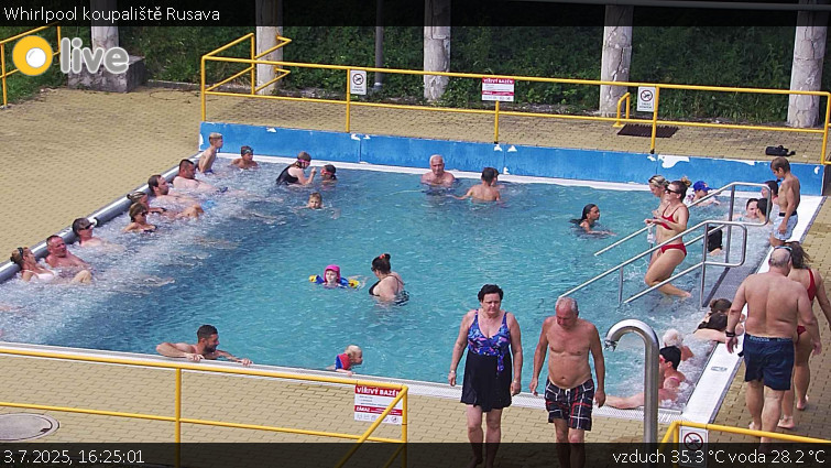 Koupaliště Rusava - Whirlpool koupaliště Rusava - 3.7.2025 v 16:25