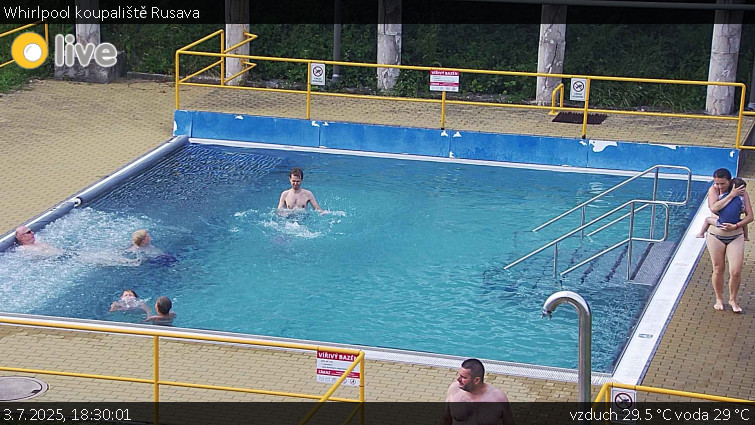 Koupaliště Rusava - Whirlpool koupaliště Rusava - 3.7.2025 v 18:30