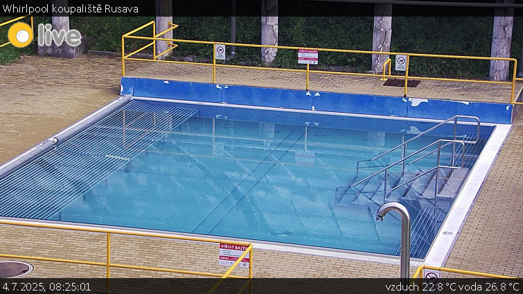 Koupaliště Rusava - Whirlpool koupaliště Rusava - 4.7.2025 v 08:25 Koupaliště Rusava - Whirlpool koupaliště Rusava - 4.7.2025 v 08:25