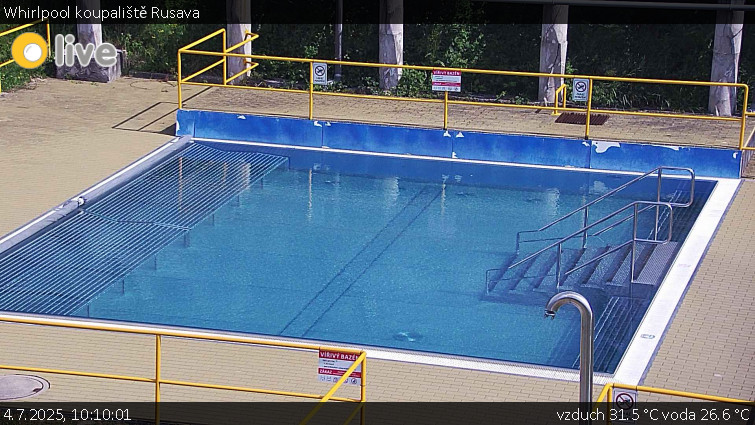 Koupaliště Rusava - Whirlpool koupaliště Rusava - 4.7.2025 v 10:10 Koupaliště Rusava - Whirlpool koupaliště Rusava - 4.7.2025 v 10:10