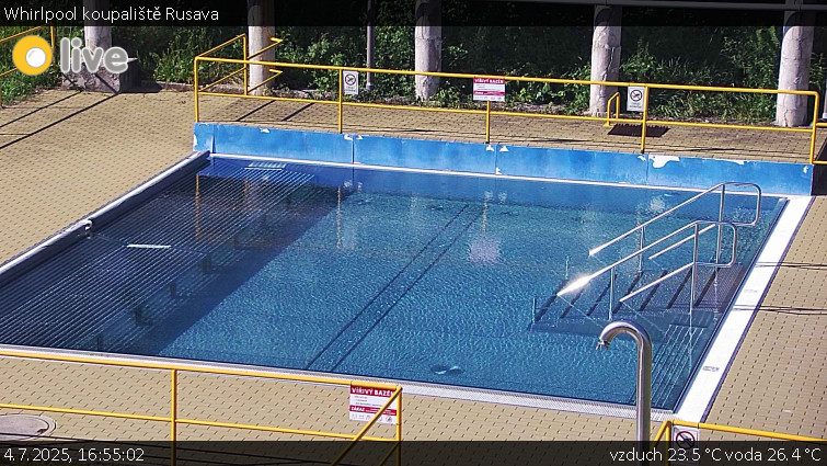 Koupaliště Rusava - Whirlpool koupaliště Rusava - 4.7.2025 v 16:55 Koupaliště Rusava - Whirlpool koupaliště Rusava - 4.7.2025 v 16:55
