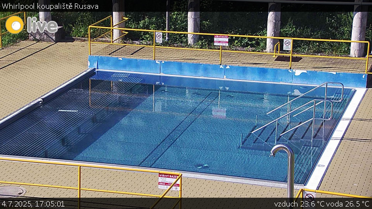 Koupaliště Rusava - Whirlpool koupaliště Rusava - 4.7.2025 v 17:05 Koupaliště Rusava - Whirlpool koupaliště Rusava - 4.7.2025 v 17:05