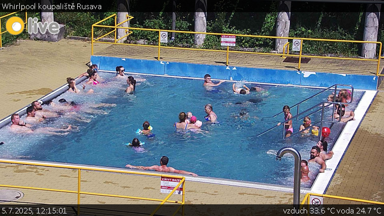 Koupaliště Rusava - Whirlpool koupaliště Rusava - 5.7.2025 v 12:15 Koupaliště Rusava - Whirlpool koupaliště Rusava - 5.7.2025 v 12:15