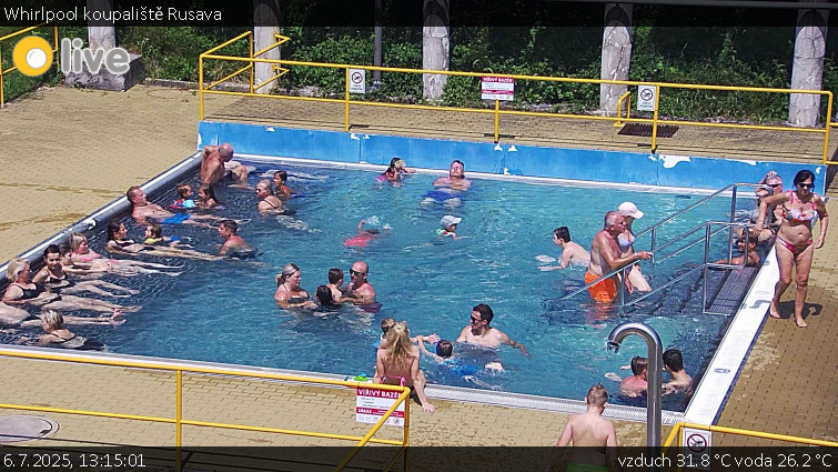 Koupaliště Rusava - Whirlpool koupaliště Rusava - 6.7.2025 v 13:15 Koupaliště Rusava - Whirlpool koupaliště Rusava - 6.7.2025 v 13:15