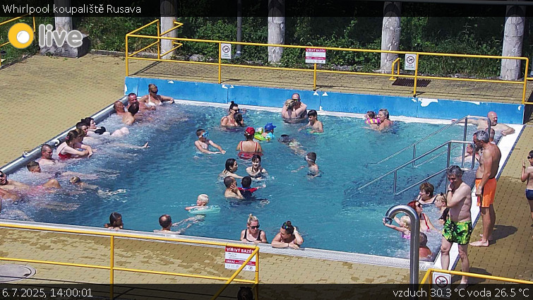 Koupaliště Rusava - Whirlpool koupaliště Rusava - 6.7.2025 v 14:00 Koupaliště Rusava - Whirlpool koupaliště Rusava - 6.7.2025 v 14:00