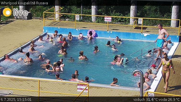 Koupaliště Rusava - Whirlpool koupaliště Rusava - 6.7.2025 v 15:15 Koupaliště Rusava - Whirlpool koupaliště Rusava - 6.7.2025 v 15:15