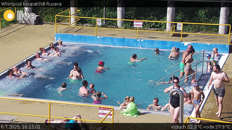 Koupaliště Rusava - Whirlpool koupaliště Rusava - 6.7.2025 v 16:15 Koupaliště Rusava - Whirlpool koupaliště Rusava - 6.7.2025 v 16:15